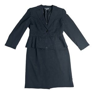 Liz Claiborne Skirt Suit Set, 12, Black